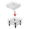 NentMent 4 Pack Dehydration Rack Heightening Feet Silicone Stand Cover