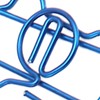 100PCS Metal Paper Clip Multifunctional Electroplating Process Prevent Slip Exquisite