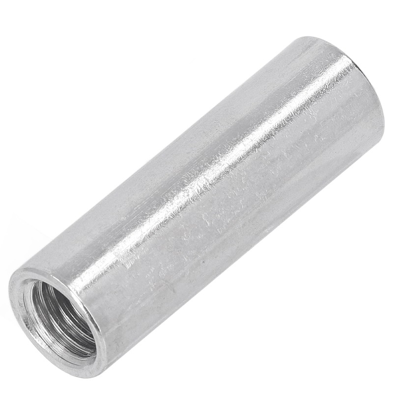 5PCS M12 Cylindrical Coupling Nuts 304 Stainless Steel Female Thread