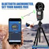 Digital Bluetooth Anemometer Handheld, AP-007-APP Wireless Anemometer Wind Speed Meter