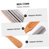 Baluue Portable Handle Comb for Men Natural Hair Styling Tool