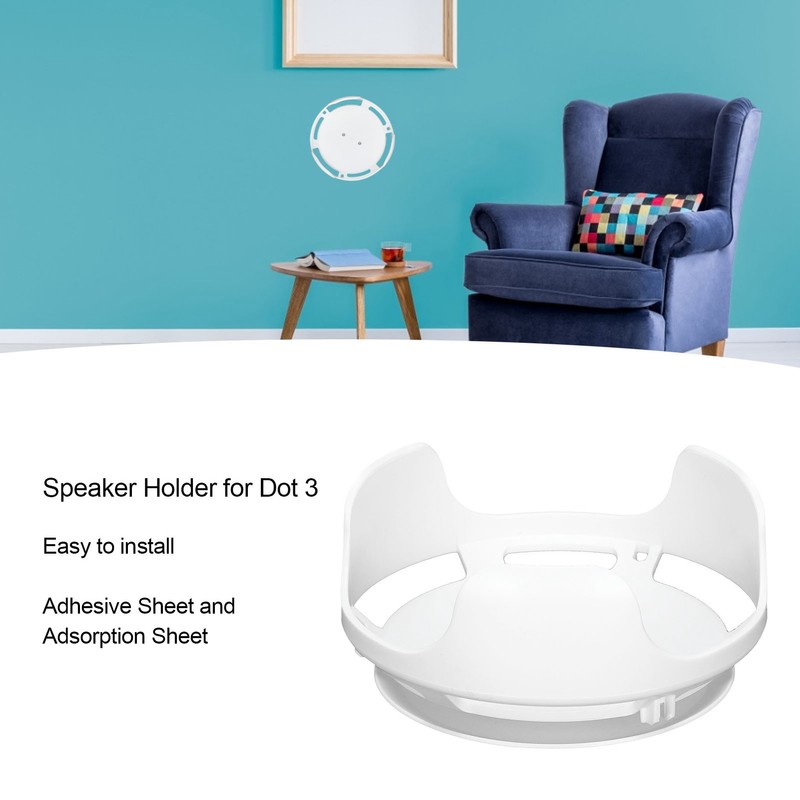 Speaker Wall Mount Punch Free Bracket Holder with Cable Management