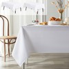 MYSKY HOME 2 Pack White Table Cloths Rectangular Nappe de