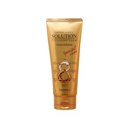 Deoproce Natural Perfect Solution Cleansing Foam Gold 170g / 디오프러스내추럴 퍼펙트 솔루션 클렌징 폼 골드170g