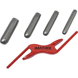 4 Size 1/2" 5/8" 3/4" 7/8" Interchangeable Brick Jointer Steel Barrel Bricklaying Jointer, Hardened Steel Brick Jointer Tool with Cloth Bag for Bricklayers, Masonry