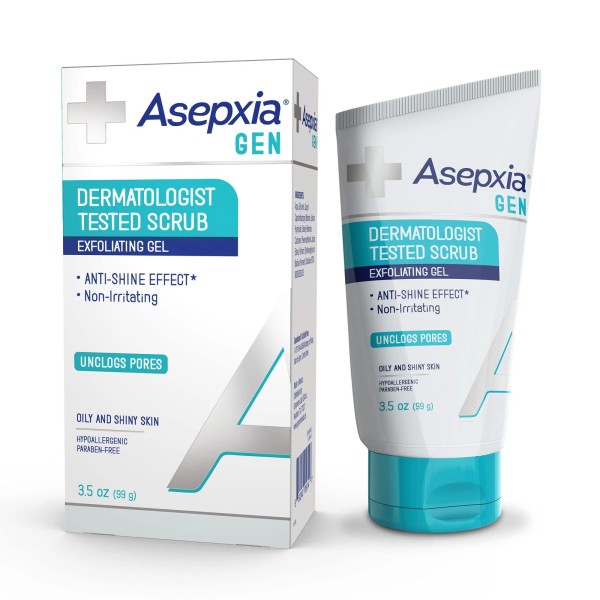 Asepxia GEN Facial Exfoliating Scrub Gel for Oily Skin with