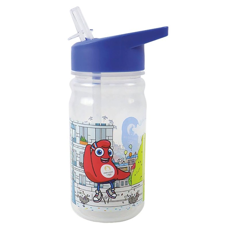 Fun House Olympic Games Paris 2024 Water Bottle with Straw