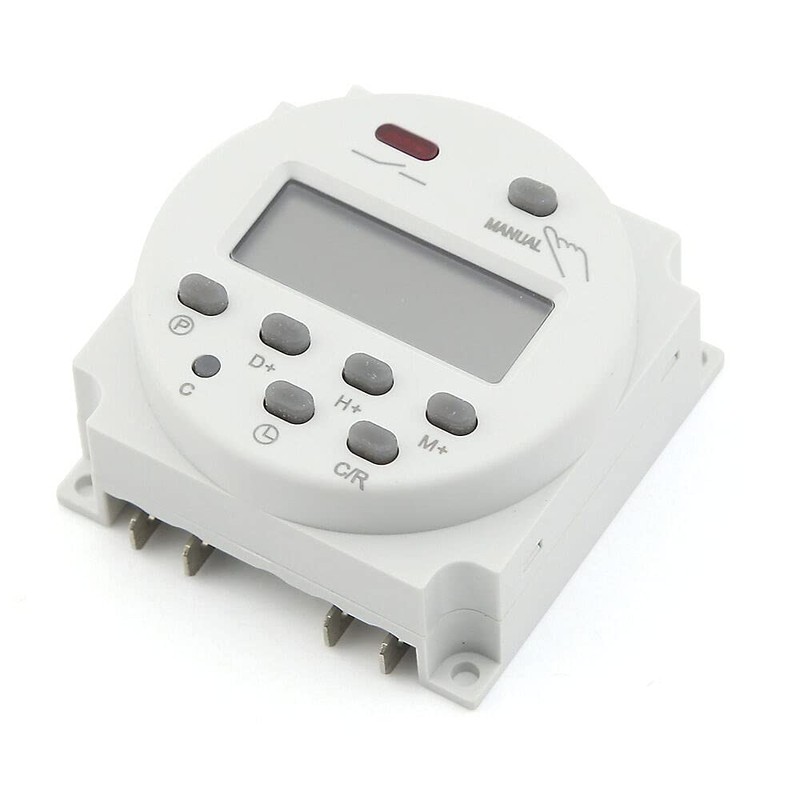 SagaSave Programmable Timer Switch, 220V Electric Weekly Digital Timer with