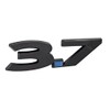 2011-14 Mustang 3.7 Liter Fender Emblem in Black & Blue