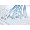 DistinctAndUnique Clear PVC Piano Style Living Hinge for 1/4" (6mm) Material: No Screws or Glue - DIY for Plexiglass, Acrylic, Glass & More (48 inch, 4 Pack)