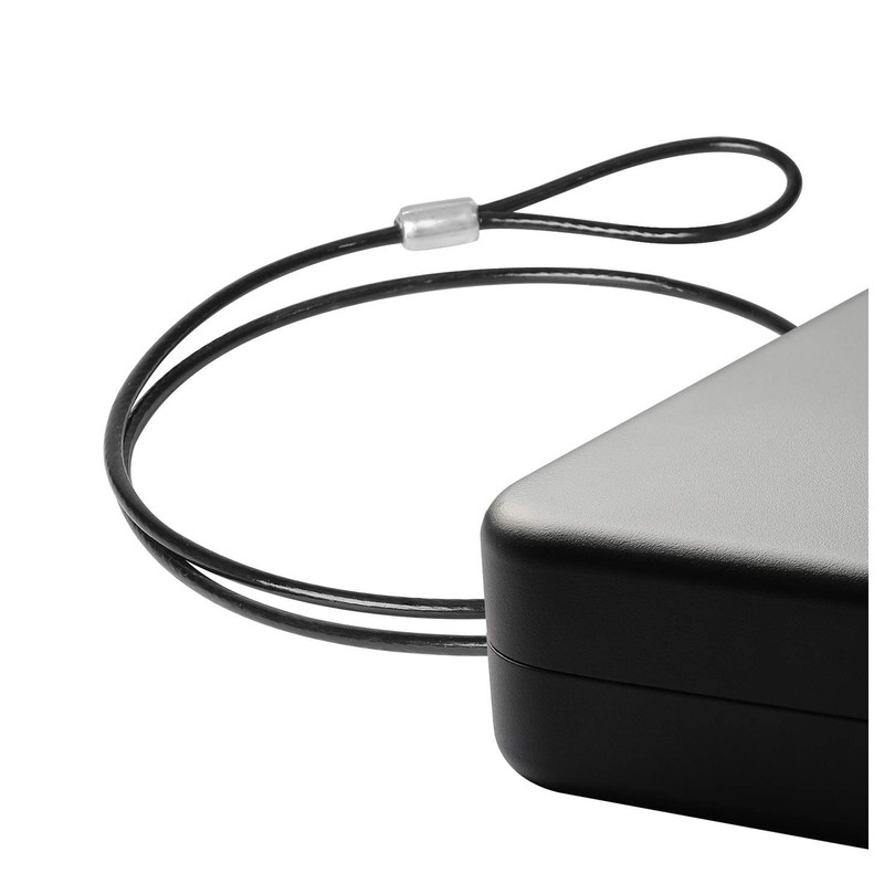 Fortress Portable Safe with Key Lock, Black (11K10)