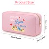 Beach Trip Gifts Pink Makeup Bag Beach Vacation Gifts for