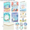12 Pack Small Size Happy Easter Greeting Cards with Envelopes