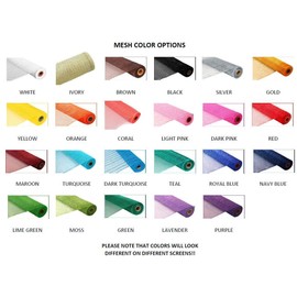 Silver and Black Vine Monogram Letter Initial Mesh Outdoor Front Door Wreath - LOTS OF COLORS