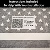 BOGAR TECH DESIGNS Precut Distressed American Flag Side Rear Tailgate
