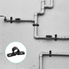 100 Pack 1/2 Inch Pipe Supports Suspension Clamp Pipe Clamps