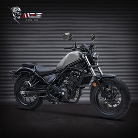 MZS Cruiser Motorcycle Mirrors Black, Touring Rear View Side Mirror Adjustable Compatible with Vulcan 500 650 700 750 800 88 900 1500 1600 1700 2000 S | Boulevard Intruder Marauder Savage