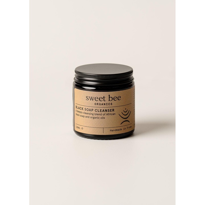 Sweet Bee African Black Soap - Deeply Cleansing Charcoal Soap