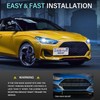 No Drill Front Bumper License Plate Mount Compatible with Hyundai