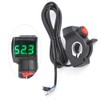 E Bike Thumb Throttle LCD Digital Battery Voltage Display Switch