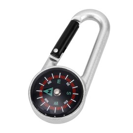 Penitue Compass Keychain, Mini Lightweight Pocket Hiking Compass Carabiner Camping Accessory for Outdoor Hiking Navigation & Survival