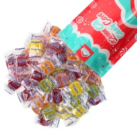 Candy Fruit Gems, Sugar Dusted Soft Individually Wrapped Gel Fruit Candy, Candy Fruit Slice flavored Fruit Jelly Gummy Candy by Queen City Candy Cave (1 Pound)