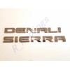 GM 4PCS Chrome Denali Sierra Emblem Letters Fit GMC Sierra