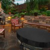 Tegeme 52-57 Inch Fire Pit Cover Round for in Ground