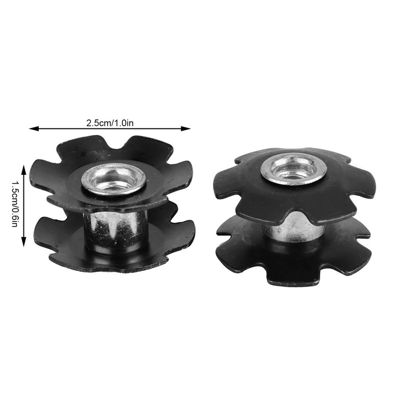 Hominas Bicycle Fork Star Nut, 5 Pieces 28.6 mm Bicycle