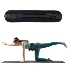 MTSDM Hip Thrust Belt, Portable Adjustable Exercise Hip Thrust Belt, Hip Trainer Alternative to Barbell Pad, Squats, Lunges, Glute Bridges, Dips Exercises for Gym Home Workouts