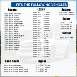 CF10285 (P3502WS) Filtro de aire de cabina con carbón activado compatible con Toyota Camry 4Runner Highlander RAV4 Tundra Corolla y Lexus & Scion, 2009-2020