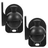 CIYODO 2 Pack Universal Speaker Wall Mount Bracket Adjustable Rotating