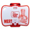 Meat Red Flexible Cutting Board and Counter Protector - Lightweight,