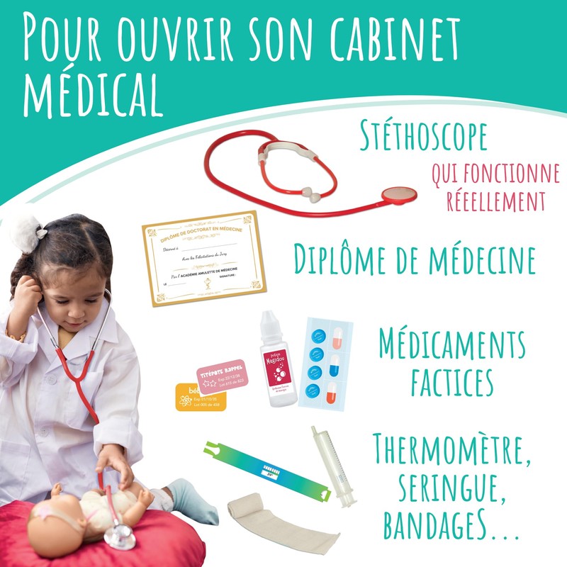 Amulette DOCT SI J'ais le Doctor Gift Set Educational Game