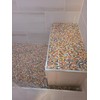 Hominter Colorful Ceramic Mosaic Mini Square Glossy Porcelain Tile for