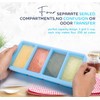 Zip Standing Silicone Freezer Trays with Lid,1-cup Soup Freezer Container