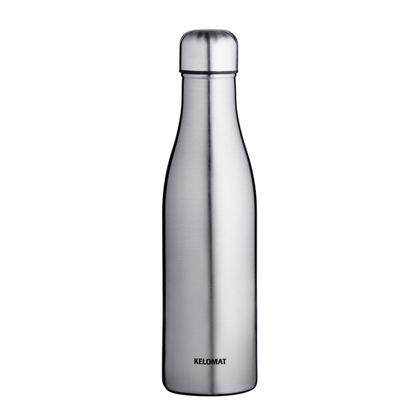 Kelomat, 1978-255 Stainless Steel Drinking Bottles, 0.5 Litres, Height 6