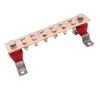 SCXCLY Wall Mounted Copper Ground Bar Kit, with 12 Terminal