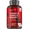 Vitamin B Complex with Vitamin C, 365 Tablets, 8 B Vitamins & Folic Acid, 1-Year Supply, Supports Nervous System & Metabolism