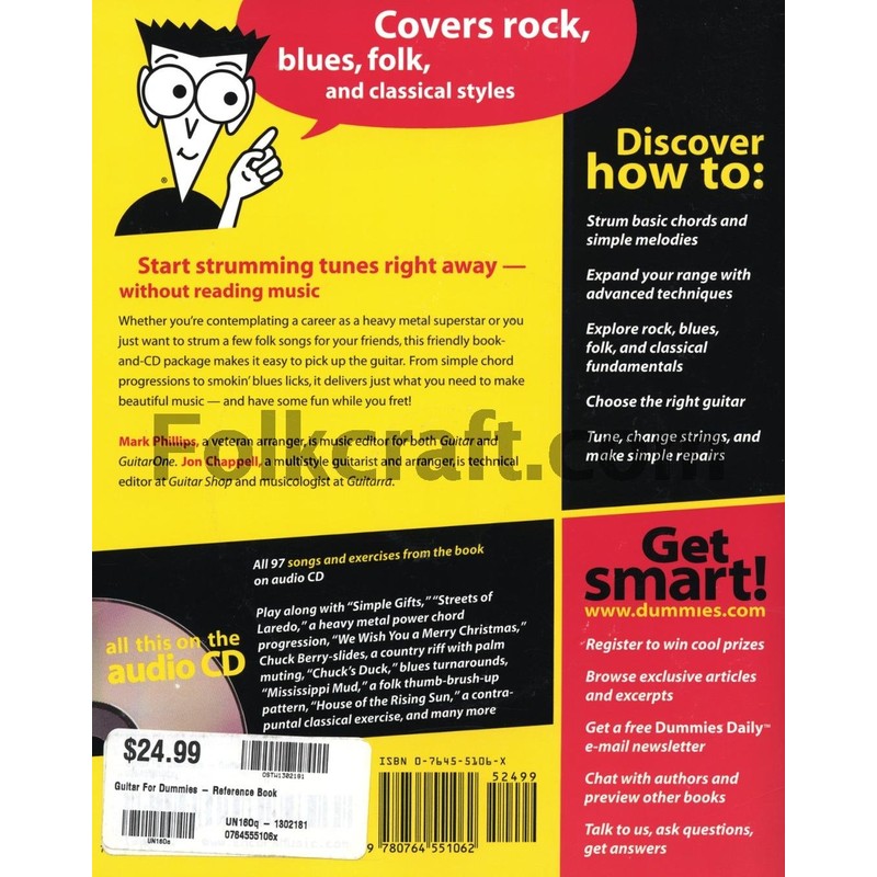 Guitar for Dummies, Second Edition Book/CD Set