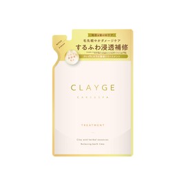 CLAYGE FS Treatment, Feather Silky Refill, 13.5 fl oz (400 ml), Smooth and Fluffy Hair, Silk Serum Blended, Clay Pear & White Musk Scent