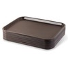 New Star Foodservice 24753 Brown Plastic Fast Food Tray, 14