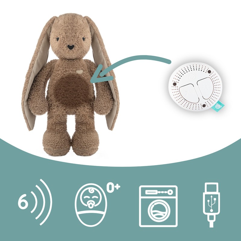 MyHummy Rabbit 5in1 with heating pad - brown