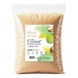 Happylyfe Praowan Organic Pure Coconut Flower sugar Powder - 1Kg | Low GI Sweetner| Thai Natural Product