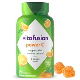 Vitafusion Power C Vitamin C Gummies for Immune Support, Orange Flavored, 282 mg Vitamin C, America’s Number 1 Gummy Vitamin Brand, 50 Day Supply, 150 Count