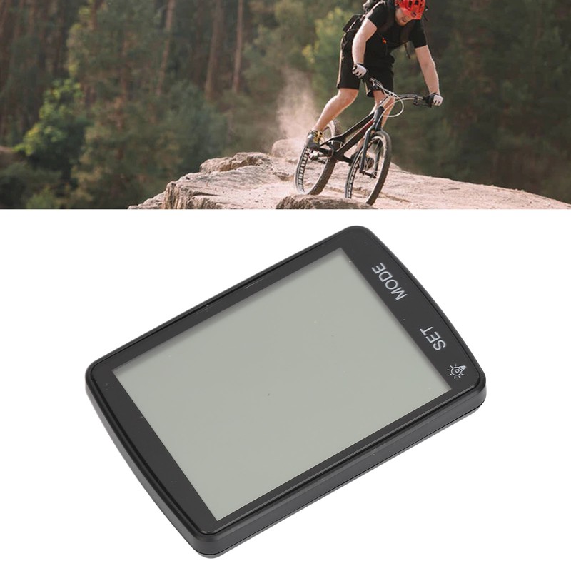 Bike Computer Waterproof LCD Backlight Display Speed Meter Cycling Odometer