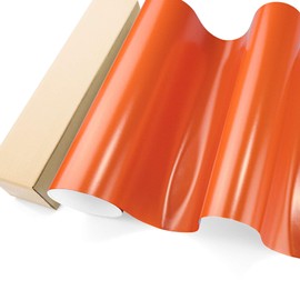 Orange Matte Metallic Satin Pearl Vinyl Wrap Film Car Vehicle Graphic Decal Sitcker DIY 2pcs 4"X8" Sample