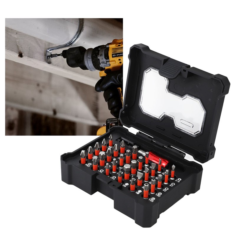 31 Pcs Screwdriver Bit Set Multi Functional S2 Alloy Steel