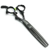 6 Inch Black Sharp Professional Hairdressing Scissors 440 °C High Hardness Salon