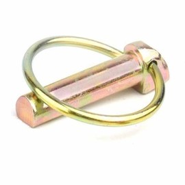 7/16 Lynch Pin Assortment Kit Linch Pin with Ring Heavy Duty Lynch Pin for Farm Tractors Trailers Trucks Mower ,7/16 by 1-3/4-Inch-100PACK